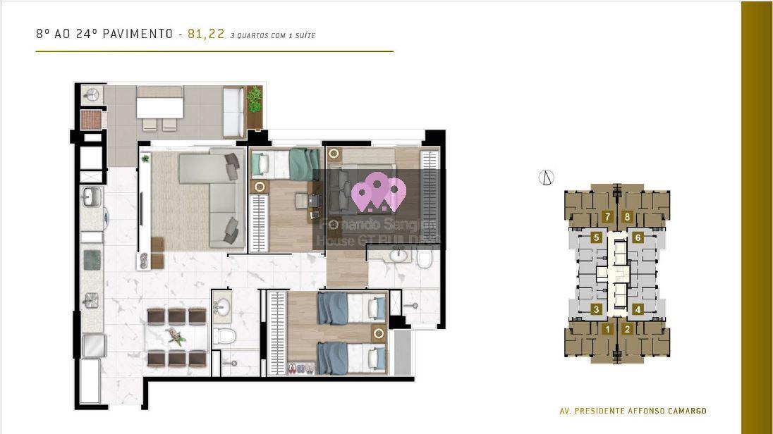 Apartamento, 3 quartos, 81 m² - Foto 43