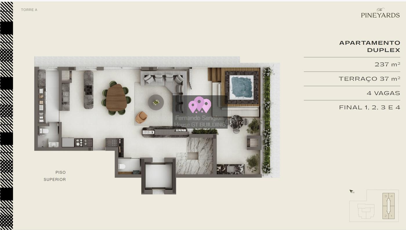 Cobertura, 4 quartos, 274 m² - Foto 4