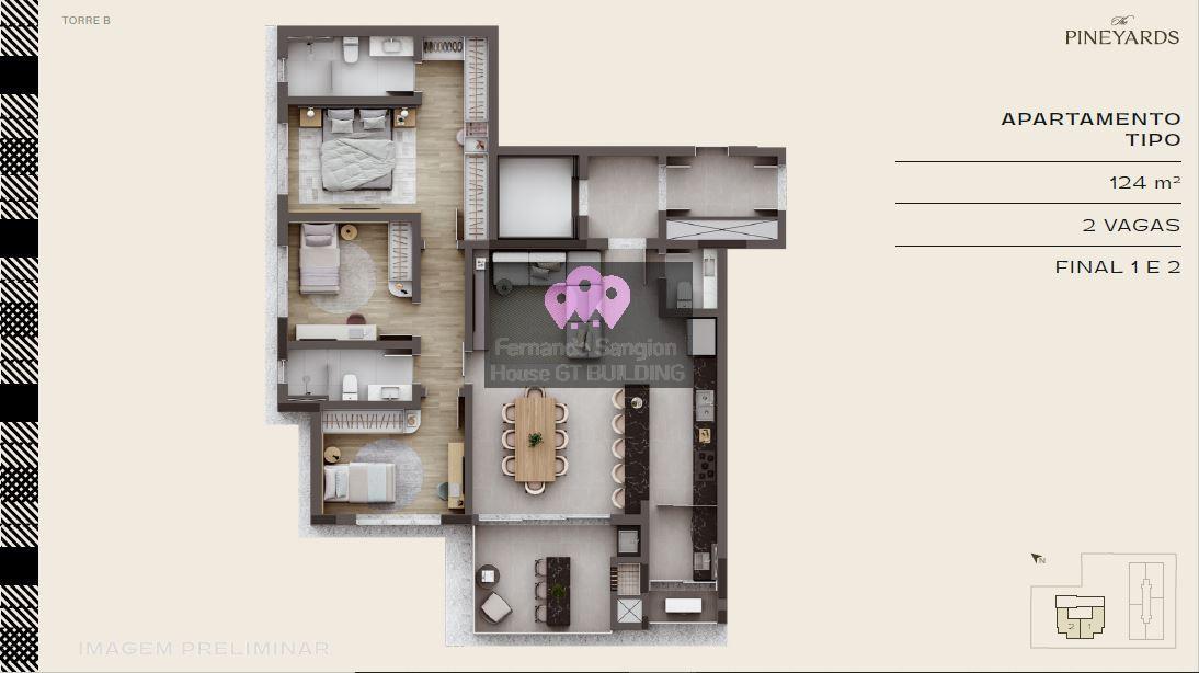 Apartamento, 3 quartos, 148 m² - Foto 7