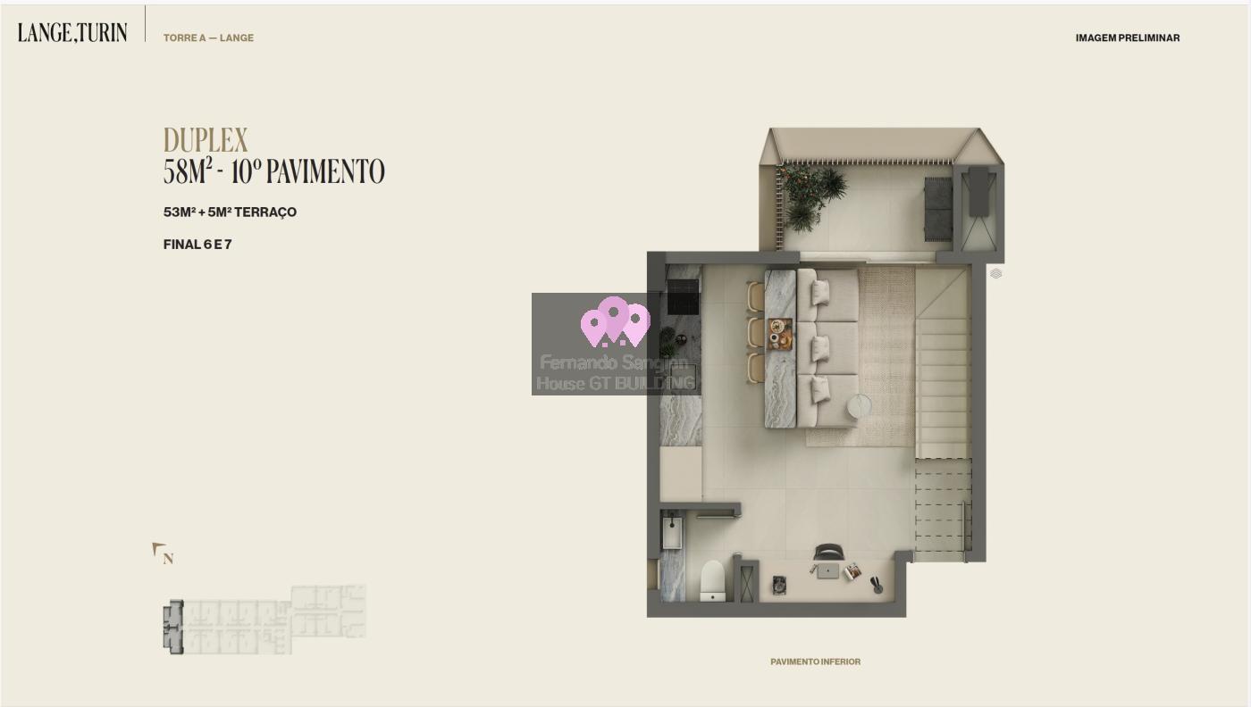 Apartamento, 1 quarto, 58 m² - Foto 3